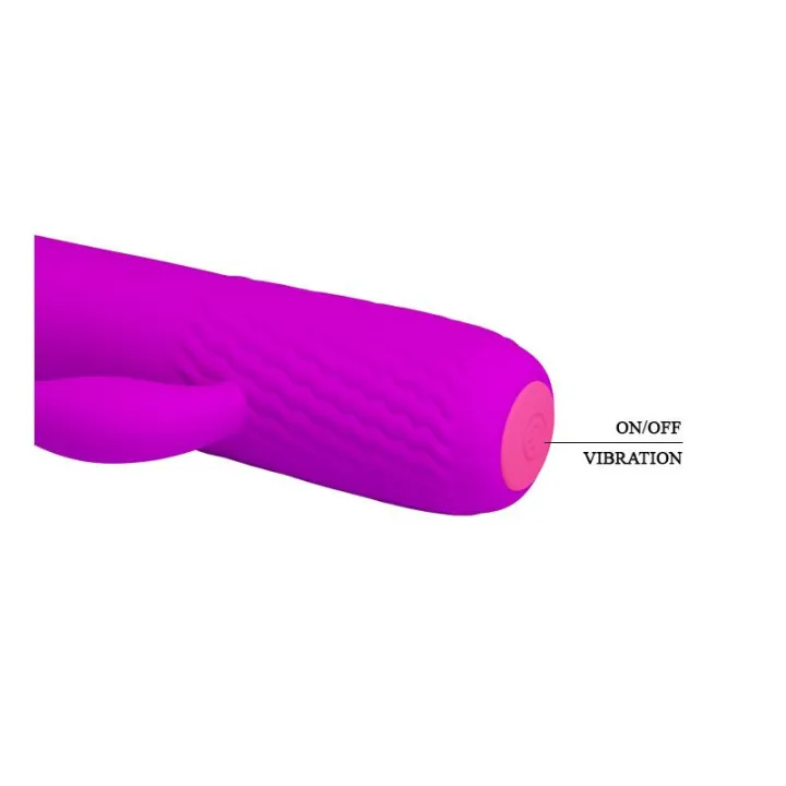 Vibrador Tim USB Silicona Purpura de Prettylove