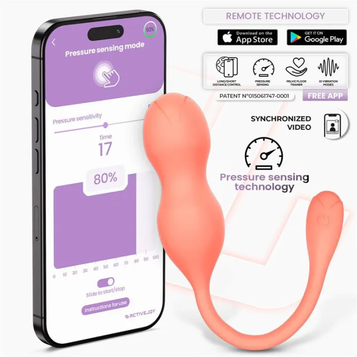 Kyra Entrenador de Suelo Pélvico con Sensor de Presión y APP de Intoyou App Series