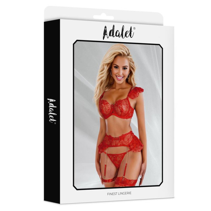 Natalie Set con Liguero de Adalet Lingerie | VibraZon
