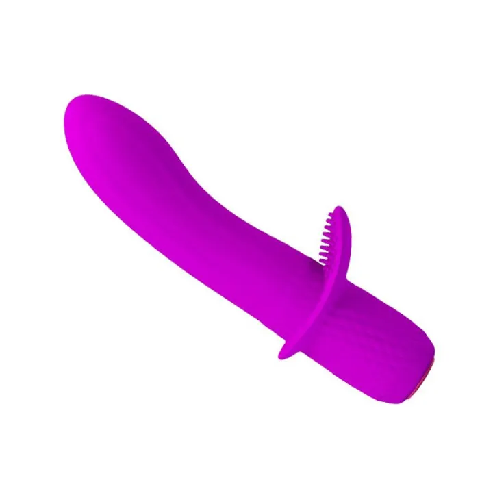 Vibrador Troy USB Silicone Purpura de Prettylove