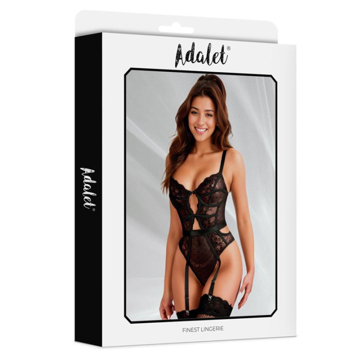 Grace Teddy y Liguero de Adalet Lingerie | VibraZon