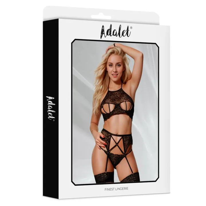 Tessa Set de Sujetador con Liguero de Adalet Lingerie