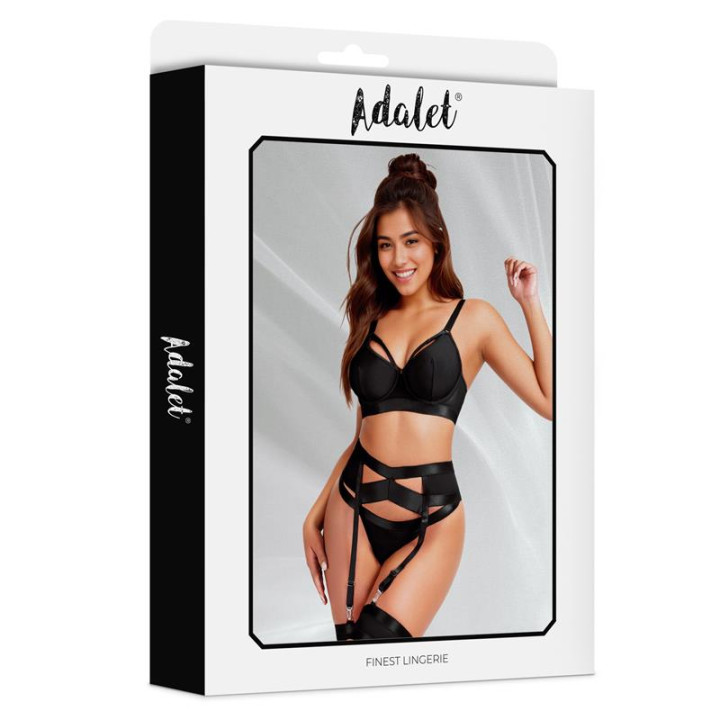 Audrey Set con Liguero de Adalet Lingerie | VibraZon