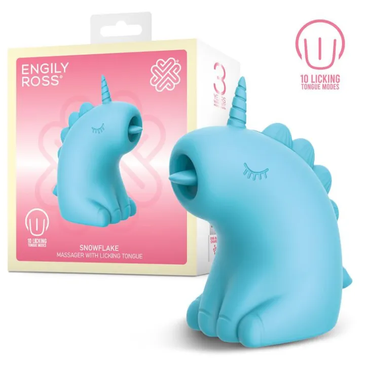 Snowflake Estimulador con Lengua Licking - Lameteo de Engily Ross