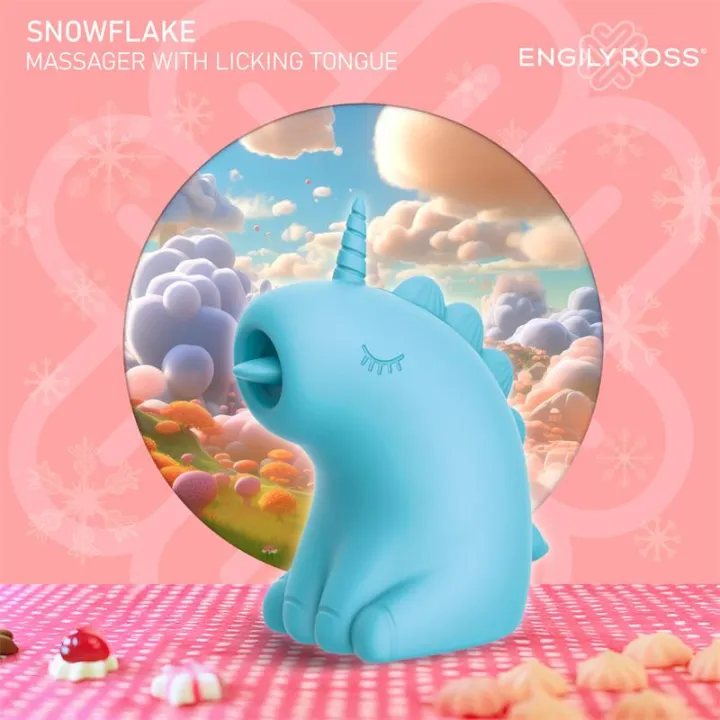 Snowflake Estimulador con Lengua Licking - Lameteo de Engily Ross