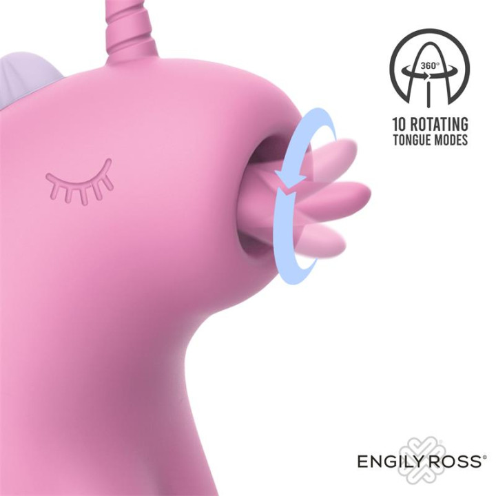 Cupcake Estimulador con Lengua Rotadora 360º de Engily Ross | VibraZon