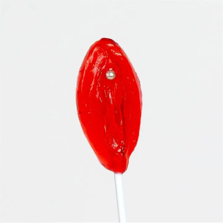 Piruleta de Fresa en Forma de Vagina de Secret Play