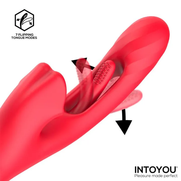 Grant Vibrador con Flipping y Lengua Licking 360º de Intoyou