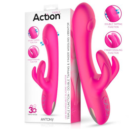 Antony Vibrador con Double Tapping y Función Finger de Action | VibraZon