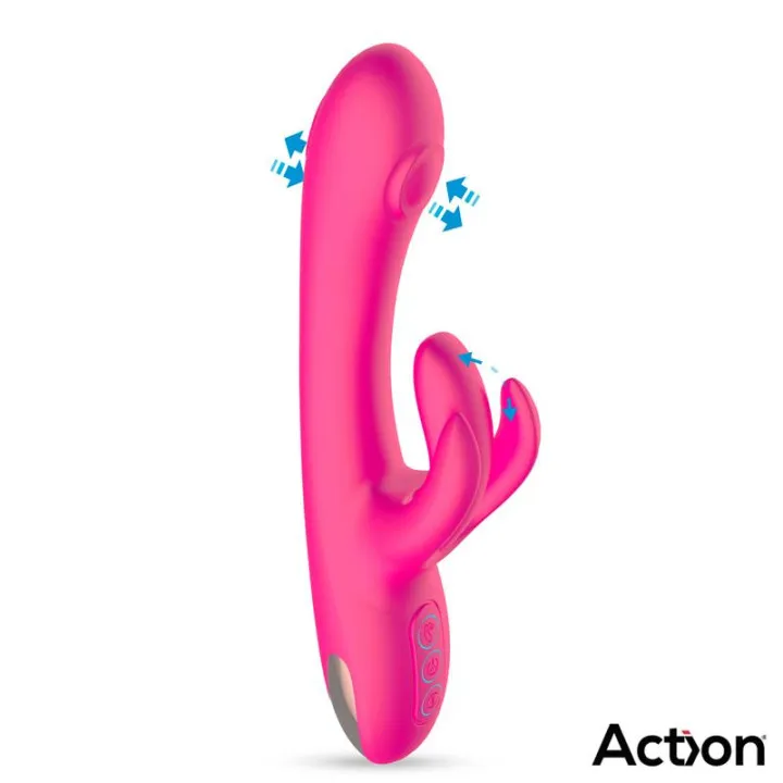 Antony Vibrador con Double Tapping y Función Finger de Action