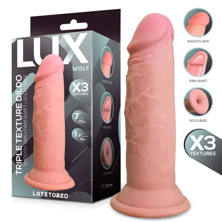 Wolf Dildo Triple Densidad 7 de Lux