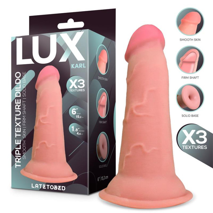 Karl Dildo Triple Densidad 6 de Lux | VibraZon