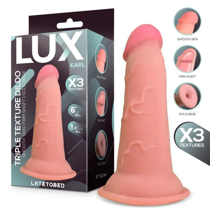 Karl Dildo Triple Densidad 6 de Lux