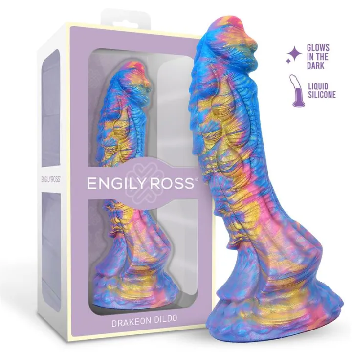 Drakeon Dildo Dragón Silicona Líquida 18 cm de Dildox By Engily Ross