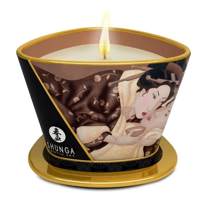 Shunga Vela Masaje Chocolate | VibraZon