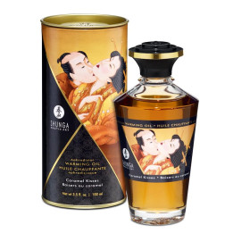 Shunga Aceite de Masaje Efecto Calor Aroma a Caramelo | VibraZon