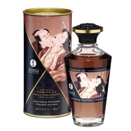 Shunga Aceite de Masaje Efecto Calor Aroma a Chocolate | VibraZon
