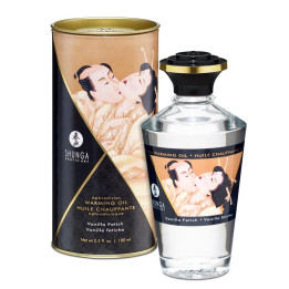 Shunga Aceite de Masaje Efecto Calor Aroma a Vainilla | VibraZon