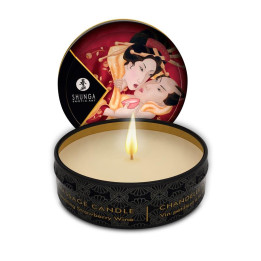 Shunga Mini Vela de Masaje Vino de Fresa | VibraZon