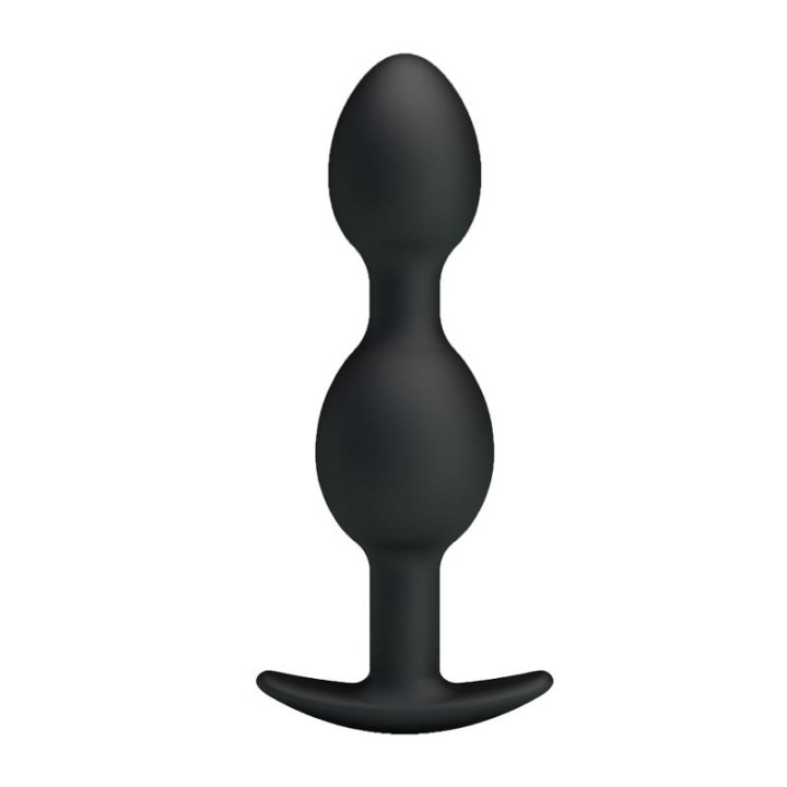 Pretty Love Plug Anal Pesado Color Negro de Prettylove | VibraZon
