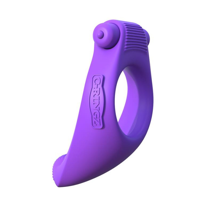 Fantasy C-Ringz Anillo Vibrador de Silicona Taint-Alizer Púrpura | VibraZon