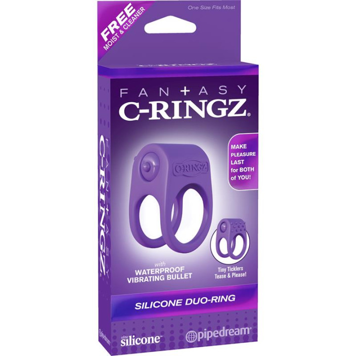 Fantasy C-Ringz Anillo Vibrador Duo Púrpura | VibraZon