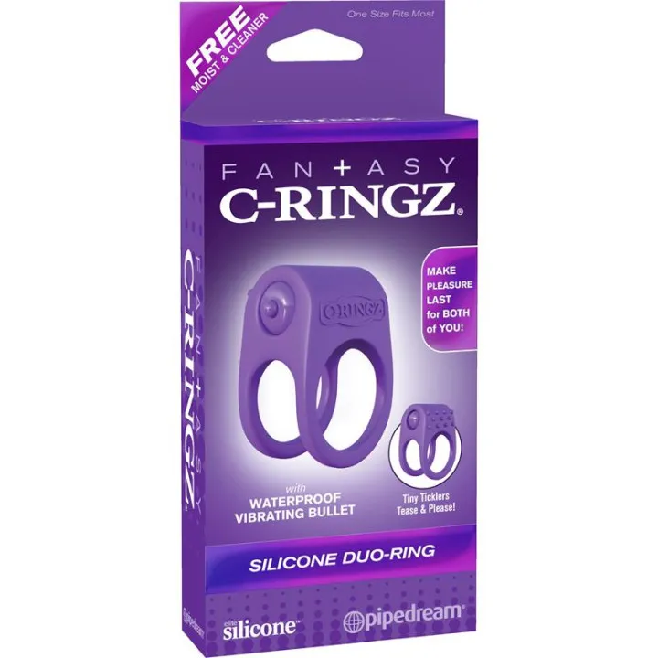 Fantasy C-Ringz Anillo Vibrador Duo Púrpura