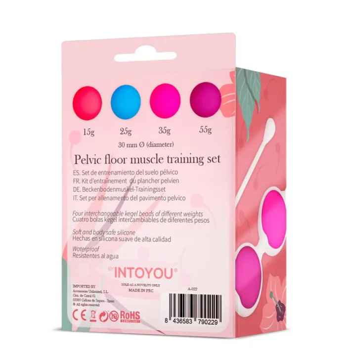 Kit 4 Bolas Kegel Silicona de Adalet