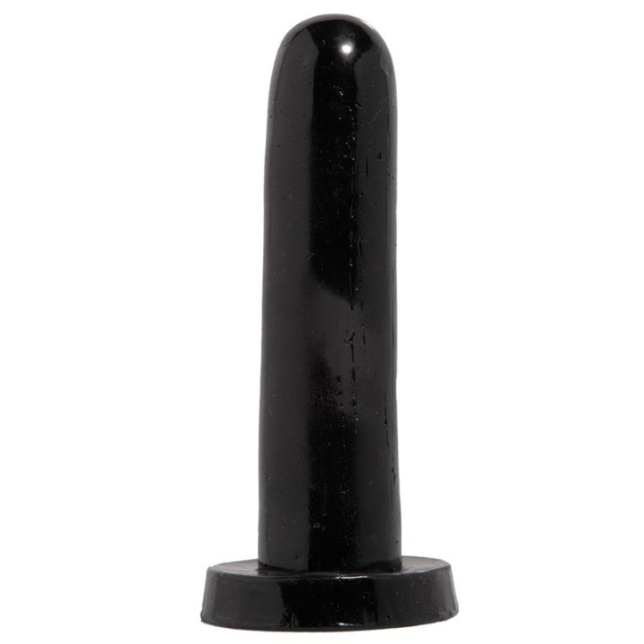 Dildo Smoothy 14cm Negro de Basix Rubber Works | VibraZon