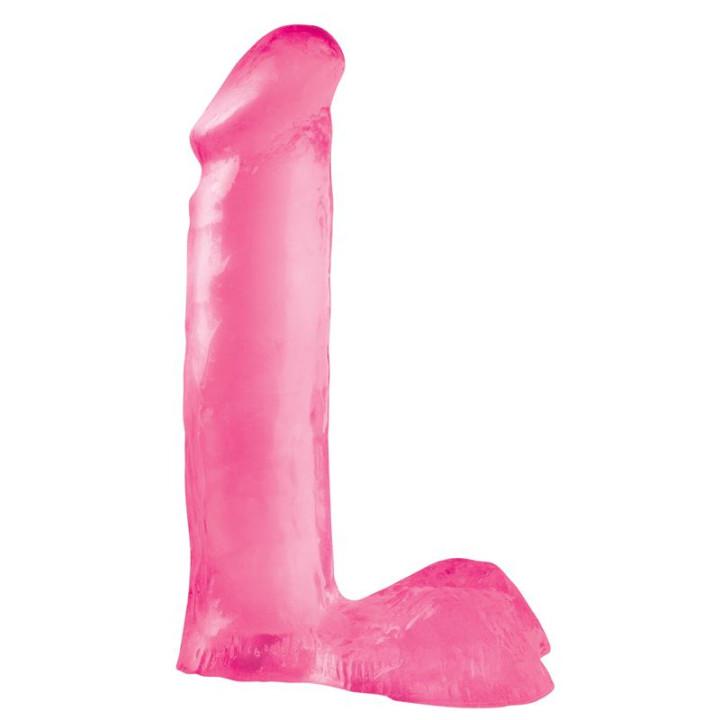 Dildo 19,05 cm Rosa de Basix Rubber Works | VibraZon