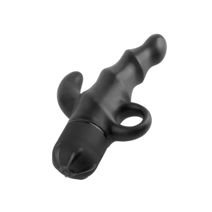 Estimulador Anal con Vibración Vibrating P-Spot Spiral Negro de Anal Fantasy Collect.