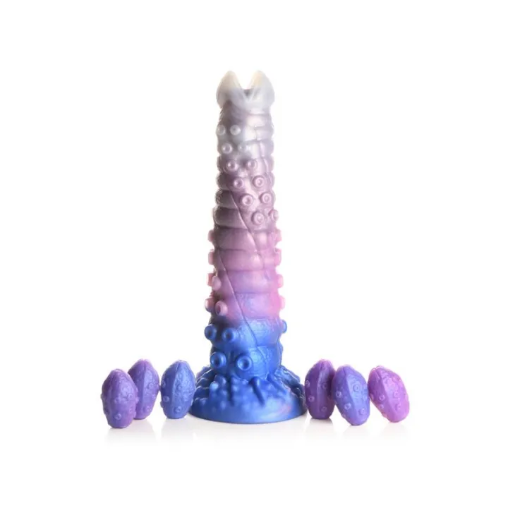 Tenta-Queen Dildo Ovipositor con 6 Huevos de Creature Cocks