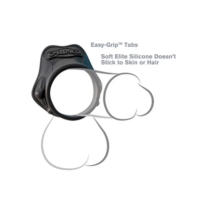 Fantasy C-Ringz Anillo Pesado Negro