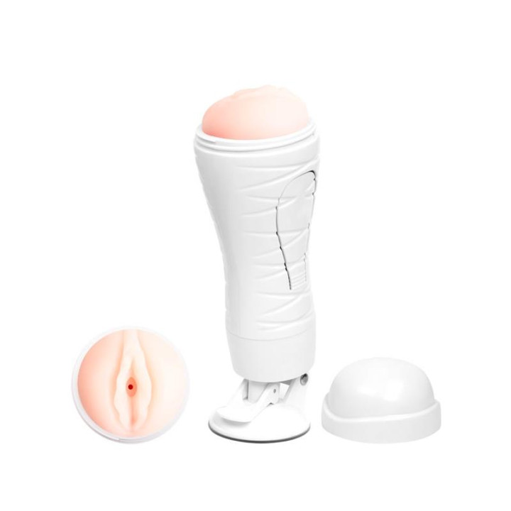 Masturbador con Vibracion Vagina de Crazy Bull | VibraZon