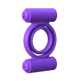 Fantasy C-Ringz Anillo Vibrador de Silicona Double Delight Púrpura | VibraZon