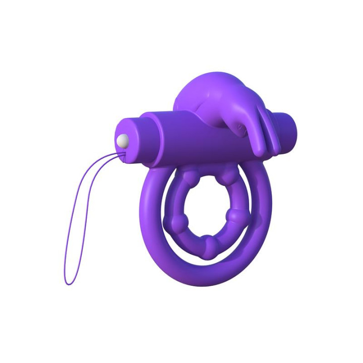Fantasy C-Ringz Aro con Control Remoto Rabbit Púrpura | VibraZon
