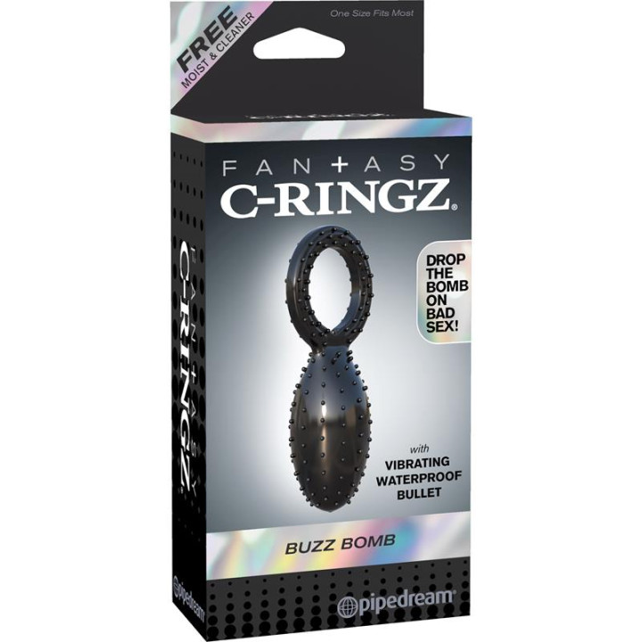 Fantasy C-Ringz Anillo Buzz Bomb Negro | VibraZon