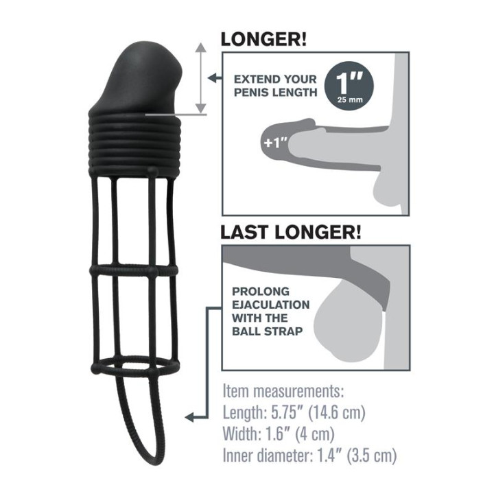 Fantasy X-tensions Silicone Performance Extension | VibraZon