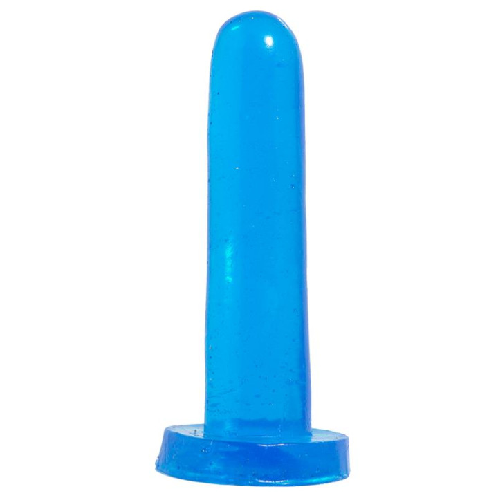 Dildo Smoothy 14 cm Azul de Basix Rubber Works | VibraZon