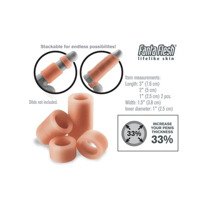 Fantasy X-tensions Girth Gainer System-Flesh
