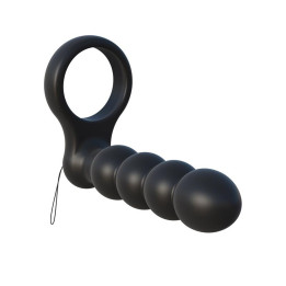 Fantasy C-Ringz Anillo Doble Penetrador con Control Remoto Color Negro | VibraZon