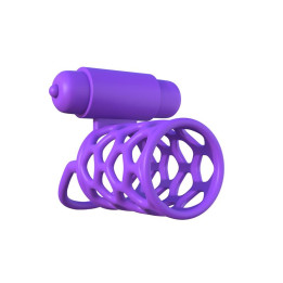 Fantasy C-Ringz Anillo Vibrador Jaula para Parejas Púrpura | VibraZon