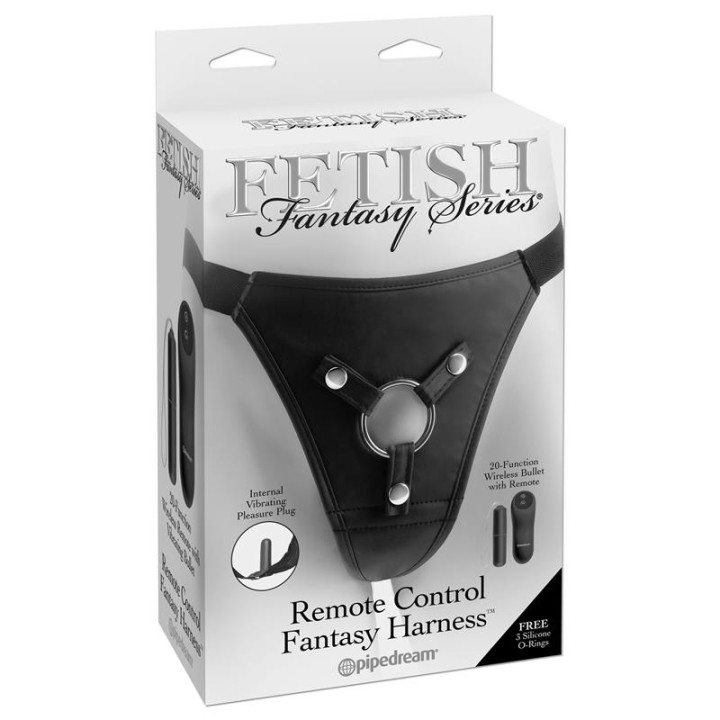 Arnés con Bala Vibradora y Control Remoto de Fetish Fantasy Harness | VibraZon