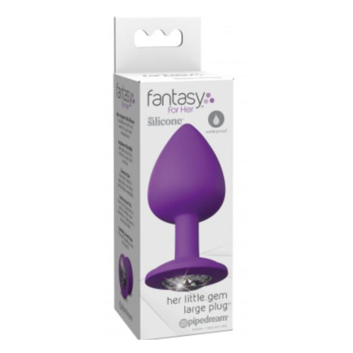 Plug Anal con Gema Talla Grande de Fantasy For Her | VibraZon