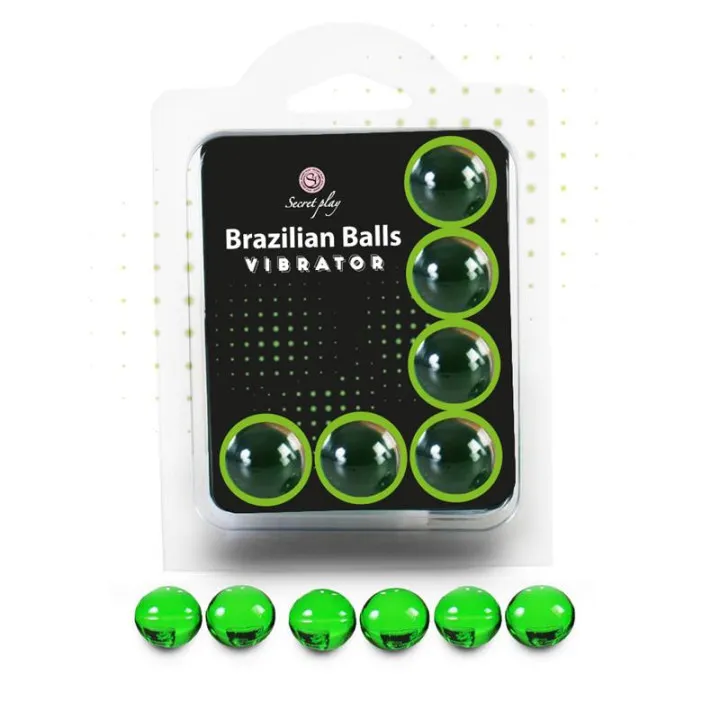 Brazilian Balls Set 6 Efecto Vibración de Secret Play