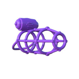 Fantasy C-Ringz Anillo Vibrador Jaula del Clímax Púrpura | VibraZon