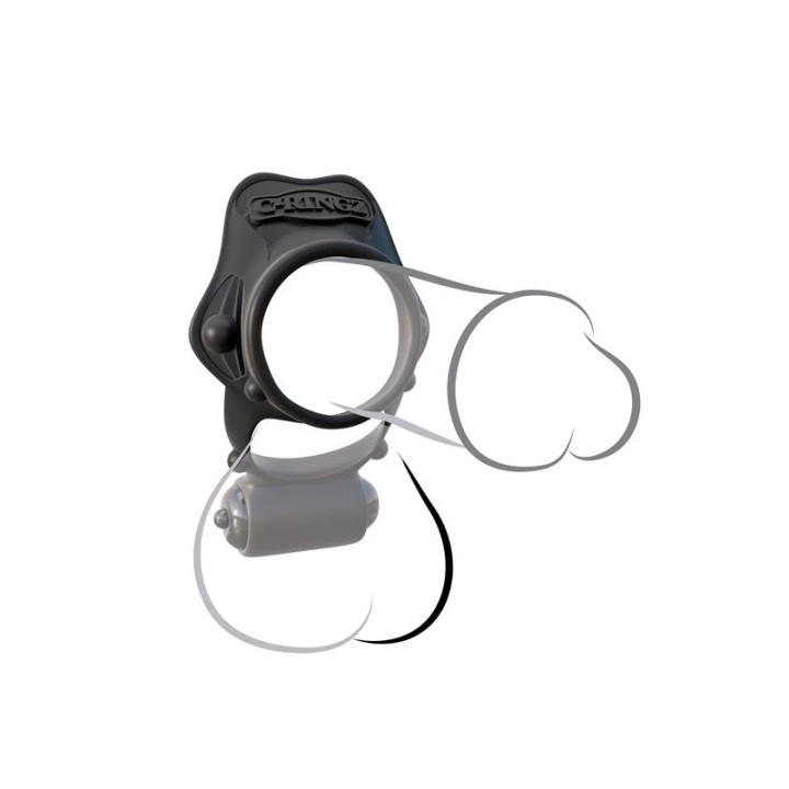 Fantasy C-Ringz Anillo Vibrador Pesado Negro | VibraZon