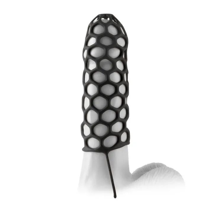 Fantasy X-tensions Silicone Warrior Cock Cage-Bla