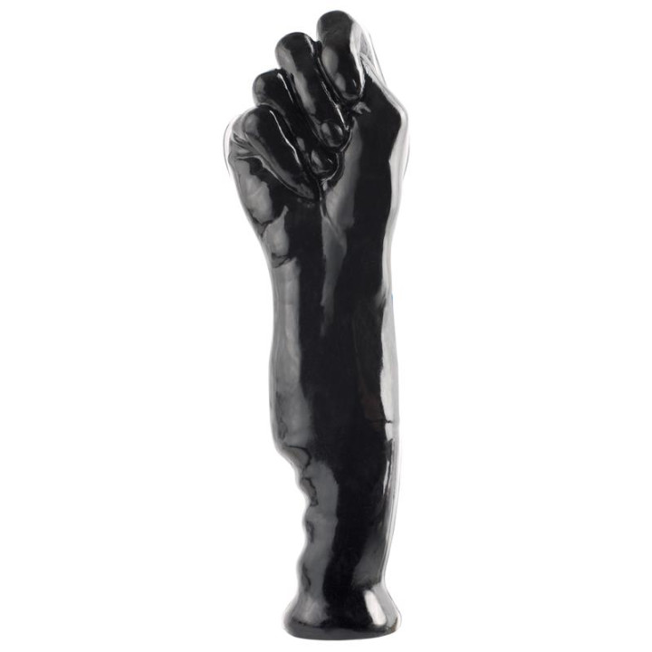Dildo Forma de Puño Fist of Fury Negro de Basix Rubber Works | VibraZon