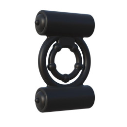 Fantasy C-Ringz Anillo Extem Double Trouble Color Negro | VibraZon